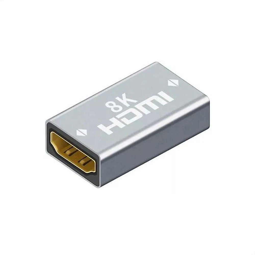 Emenda Hdmi 2.1 Adaptador 8k60hz Hdr Extensor Fêmea
