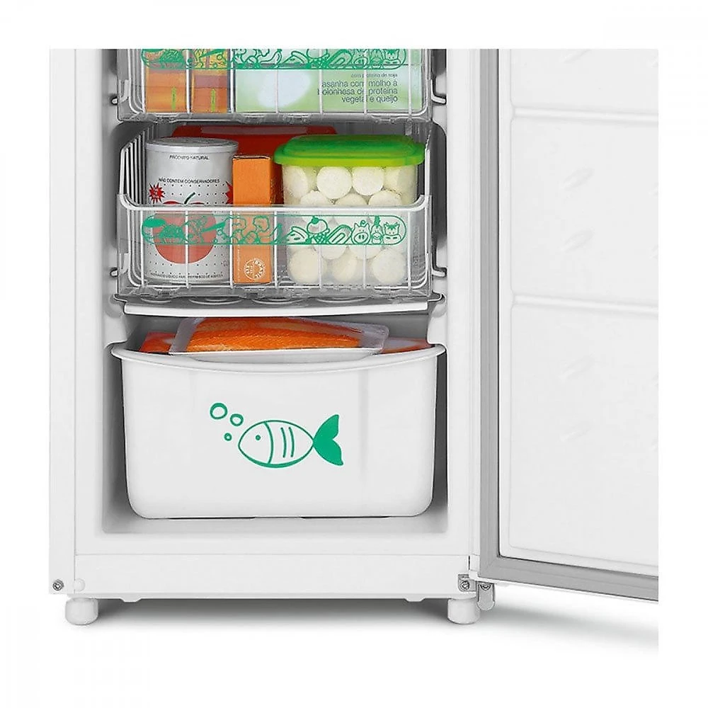 Freezer Vertical Degelo Manual Consul 1 Porta 121 Litros CVU18GBBNA Branco