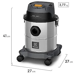 Aspirador de Pó e Água Electrolux GT12i 1500W 12L – Inox 110V