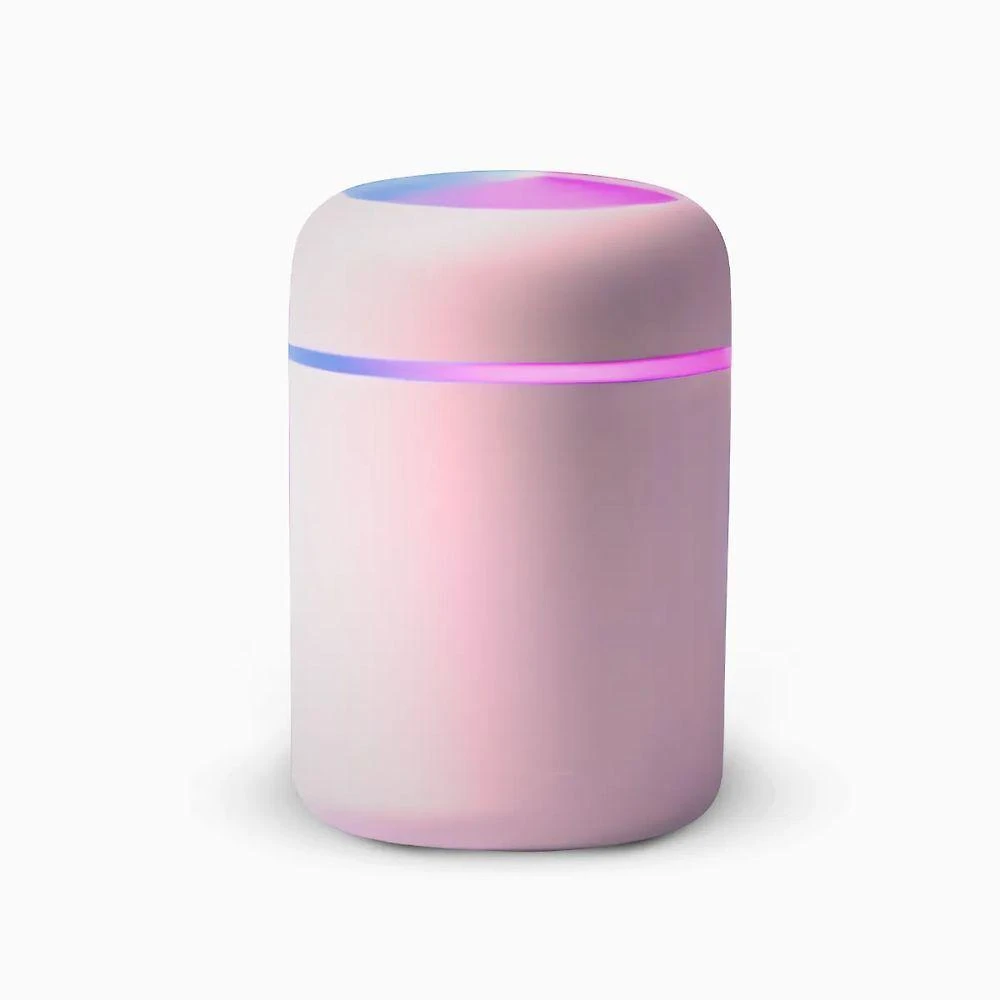 Umidificador Portátil Ultrassônico Com Função Luminária, Vaporização Silenciosa E Design Compacto - 300ml