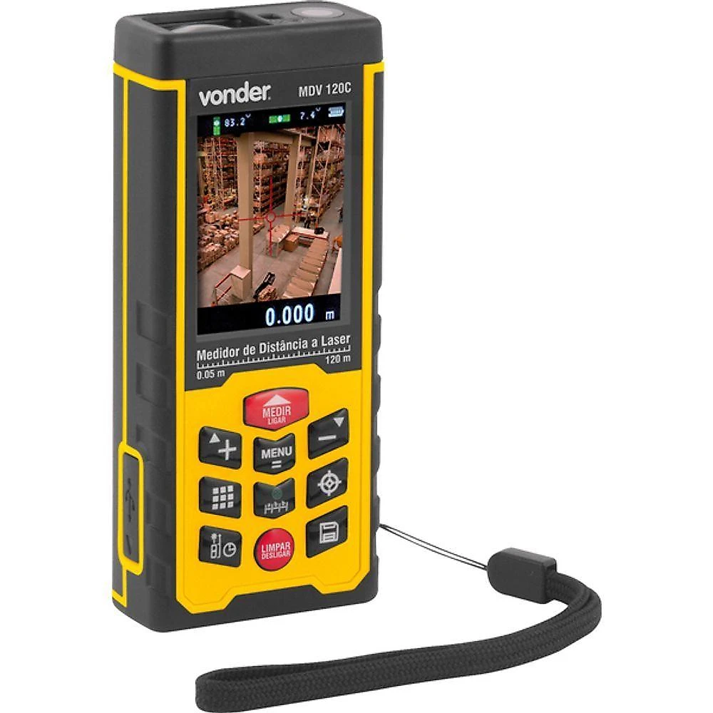 Medidor Distancia Laser 120m Mdv120c - Vonder