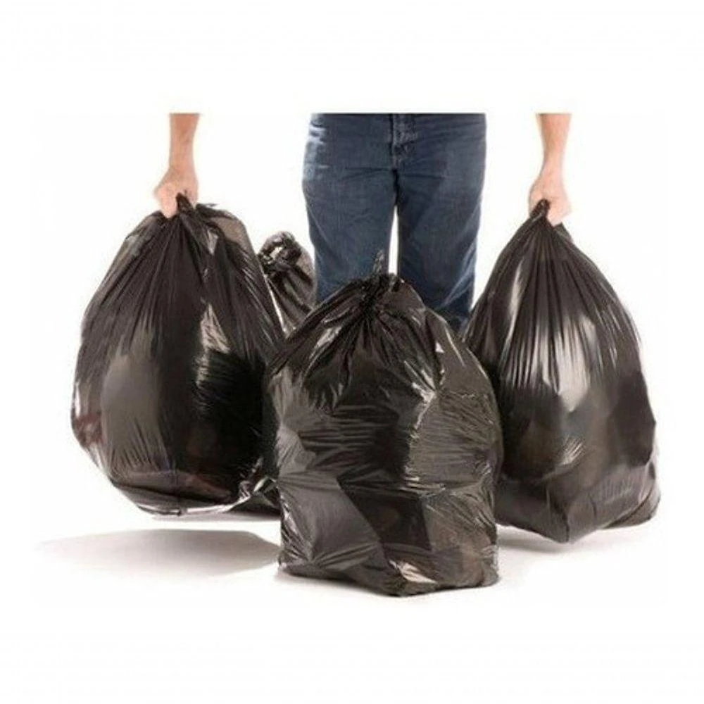 Saco de Lixo 200L Boca Larga Super Reforçado 16 Micras Preto Pacote 5KG Higipack