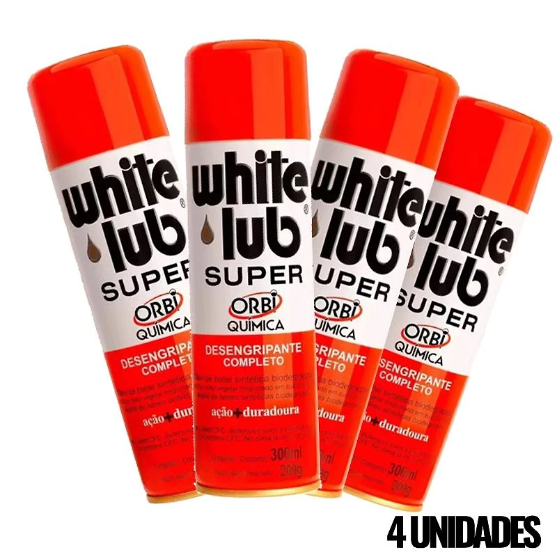 Desengripante Spray 300 ML 4 Unidades WHITE LUB