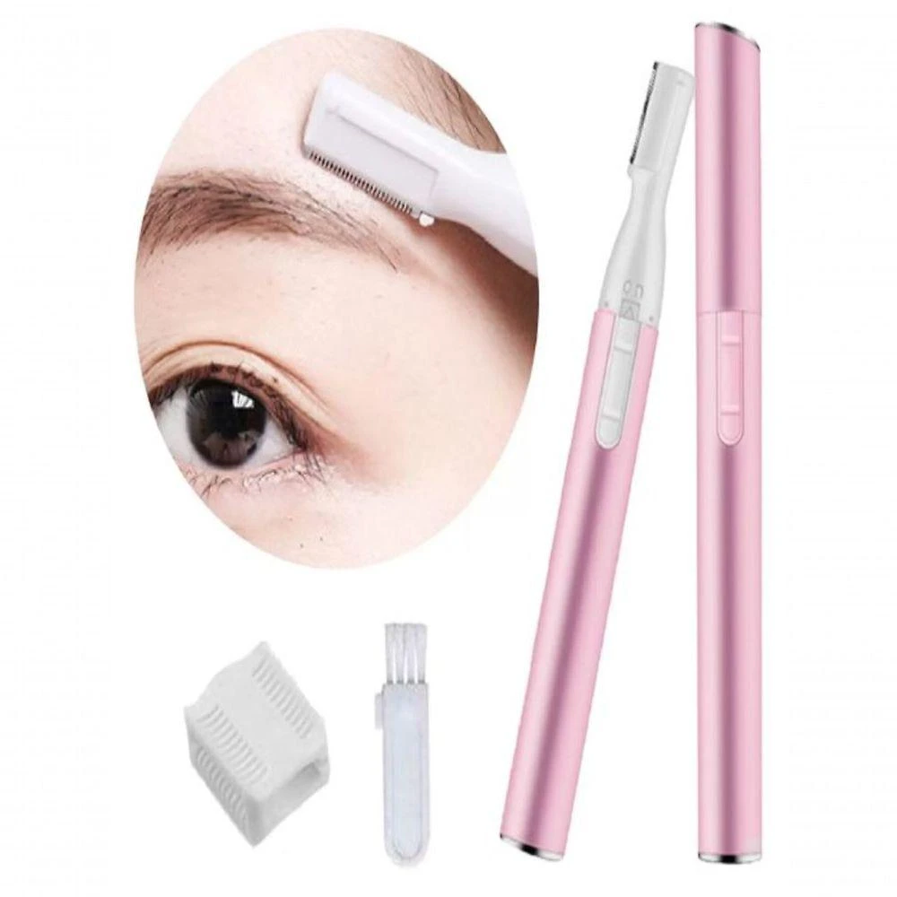 Mini Depilador Elétrico Sobrancelhas Buço Caneta Depiladora Caneta Rosa