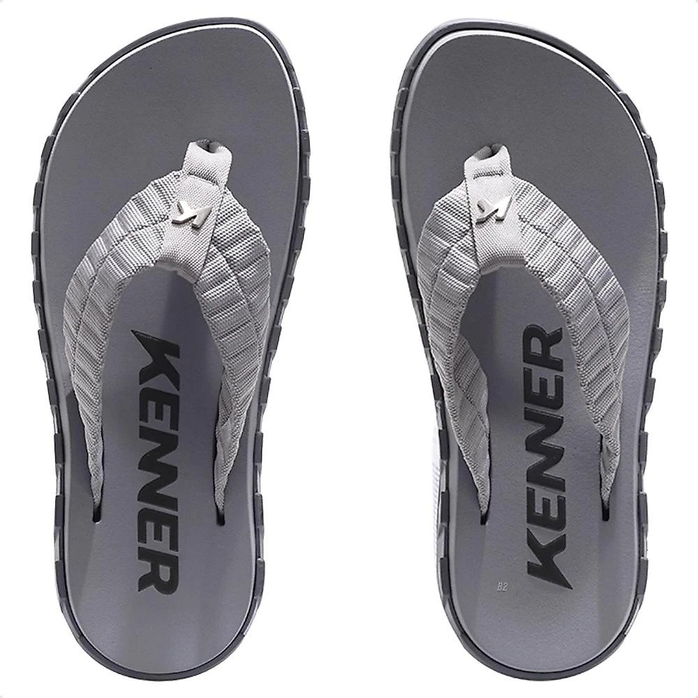 Sandália Kenner Megah Puffer Cinza - 37