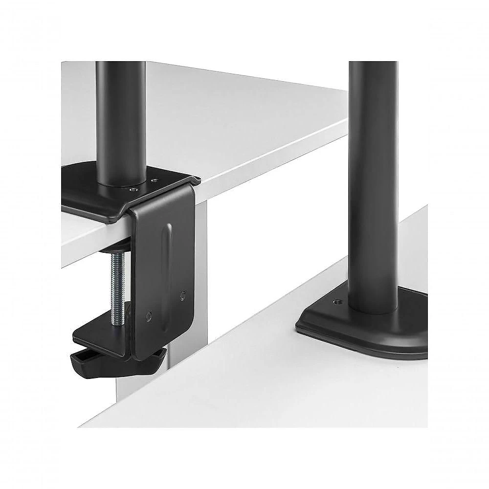 Suporte para Monitores SMQ440C para 4 Telas 17" a 32" com Ajuste de Altura e Inclinação Preto Vinik
