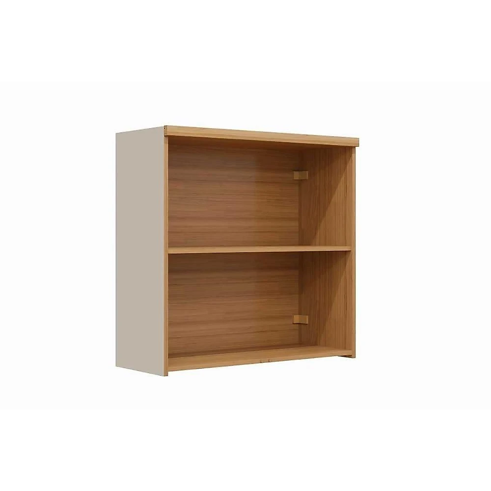 Armário Aéreo Cozinha Modulado Allure C- 2 Portas 80cm Jequitiba-gris Fosco - Linea Brasil