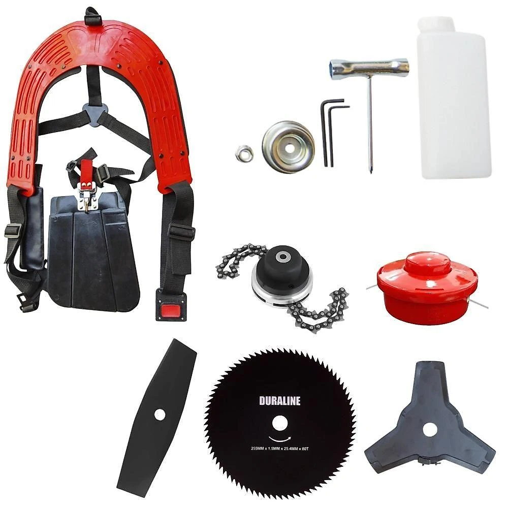 Roçadeira Rt52-l 52cc + Faca 2p 3p 80d Trimmer E Carretel