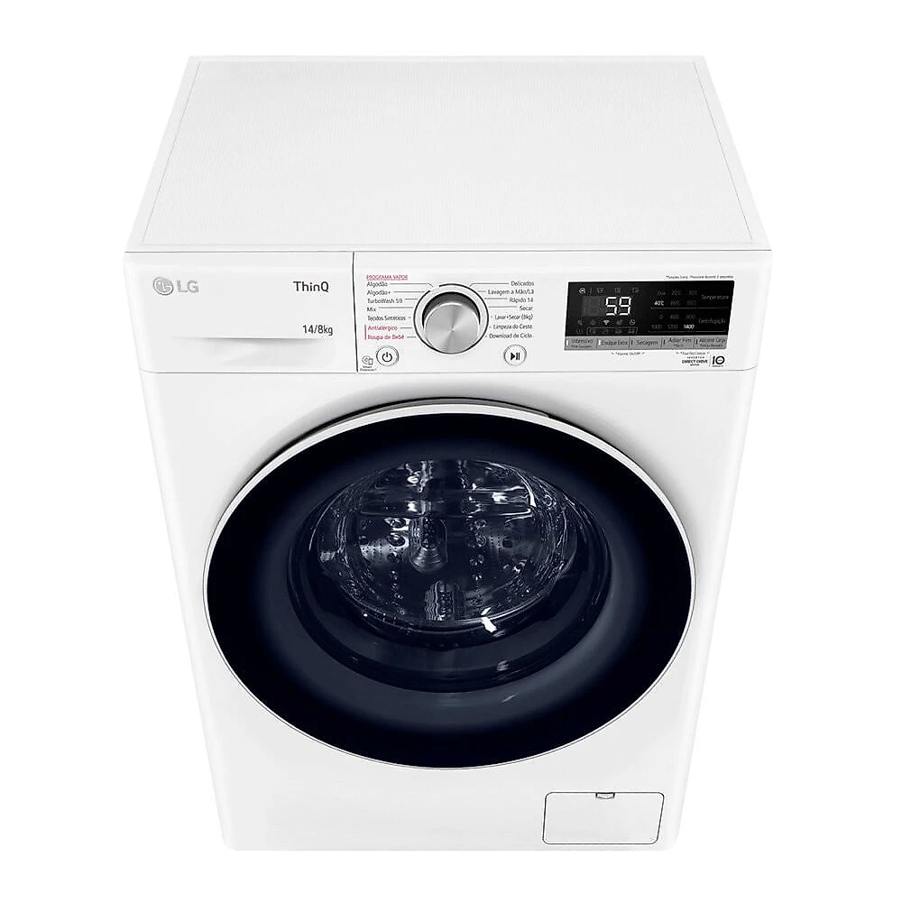 Lava e Seca Smart LG 14kg com Inteligência Artificial AIDD LG Branco - 110V