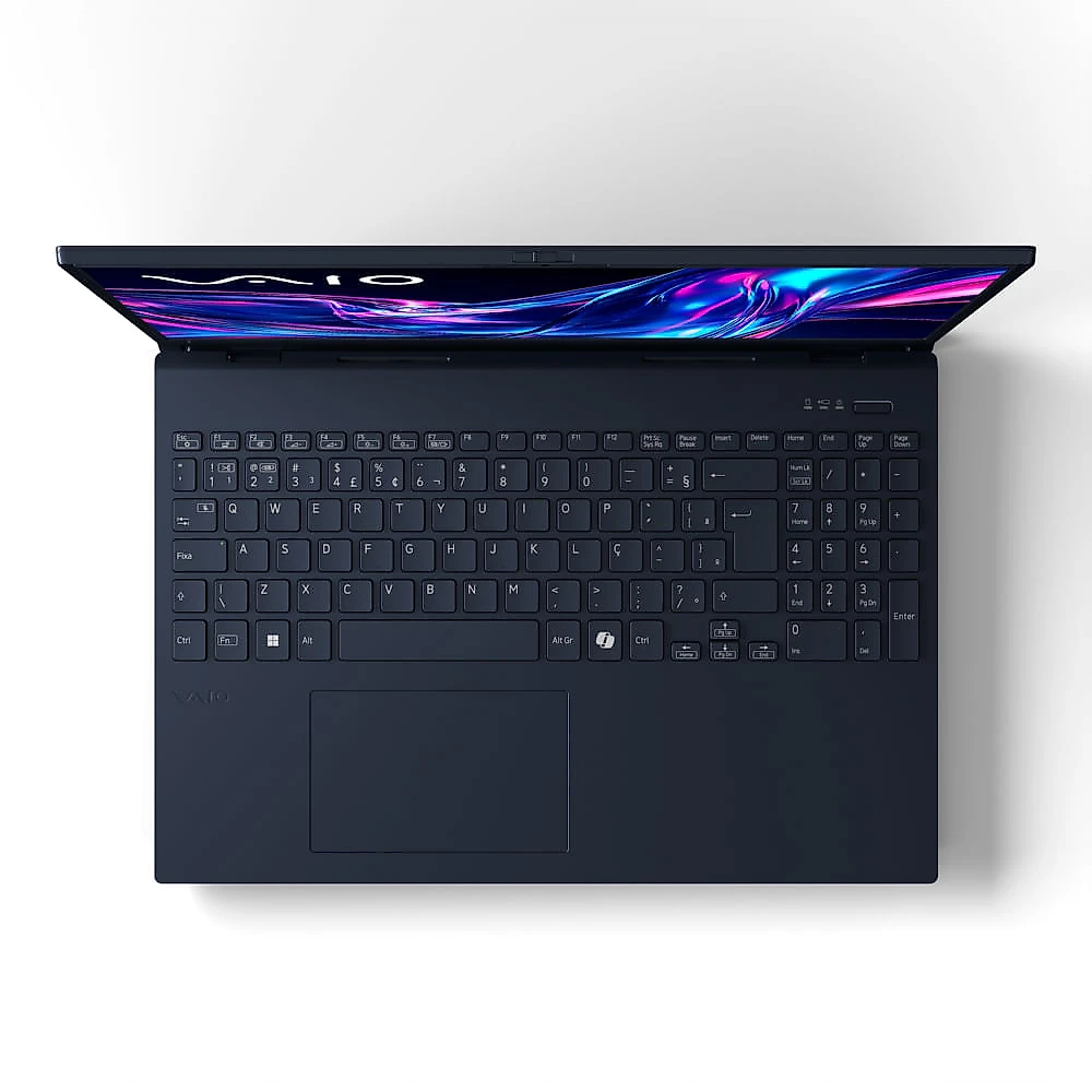 Notebook VAIO FE16 Intel® Core™ i5-1334U Linux 24GB RAM 512GB SSD 16" IPS WUXGA Antirreflexo - Cinza Grafite