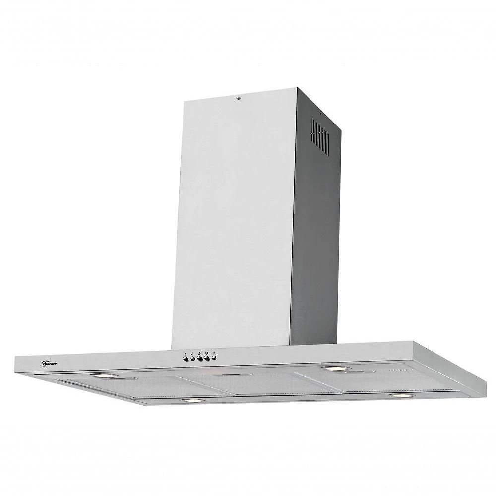 Coifa de Ilha Fischer Tradition Line 90CM Inox 3 Velocidades 110V