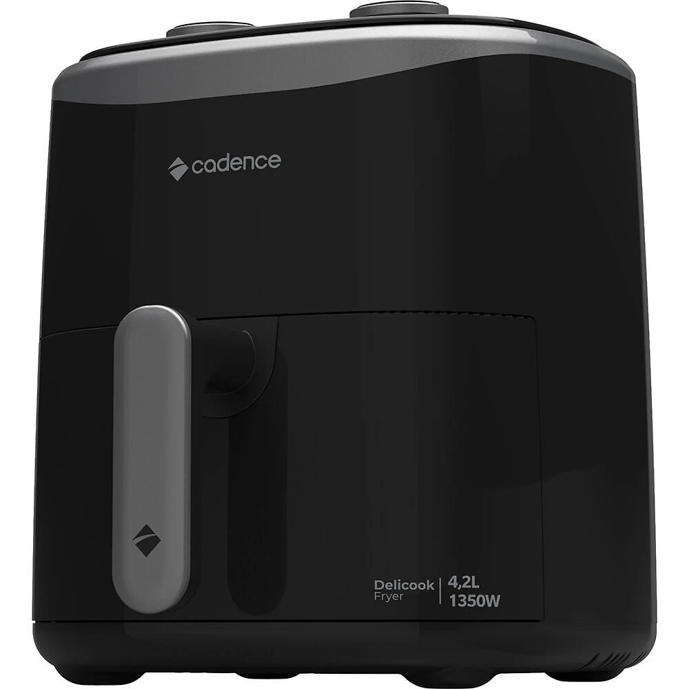 Fritadeira Air Fryer 4,2 Litros Cadence Delicook Fryer FRT420 Preto - 110V
