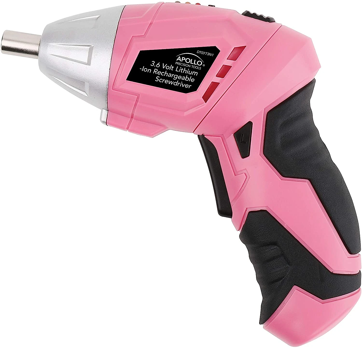 Apollo DT0773N1 Kit de Ferramentas c Maleta de Transporte e Parafusadeira 110V 135 Peças Rosa