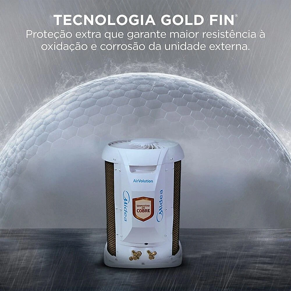 Ar-Condicionado Split Inverter 22000 BTUs Springer Midea AI Airvolution High Wall Só Frio 42EFVCA22M5/38TAVCA22M5 220V