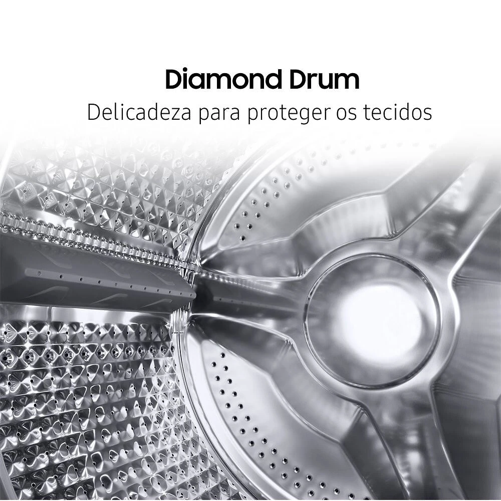 Lava e Seca Samsung Ecobubble 11 Kg Smart Check WD11A Inox Look - 110V