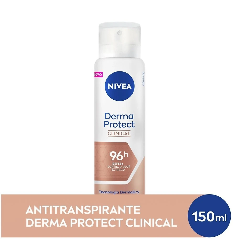 Desodorante Aerossol Nivea Derma Protect Clinical 96h Feminino 150ml