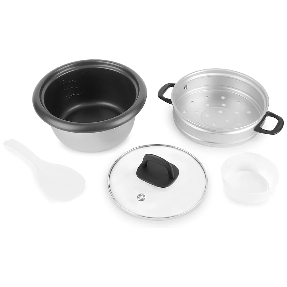 Panela de Arroz AROMA® Cozinheiro de Arroz e Grãos 6 Xícaras (Cozido),1,5L (ARC-743-1NGBL), Azul Claro. Ideal para Cozinhar Arroz, Quinoa, Aveia.
