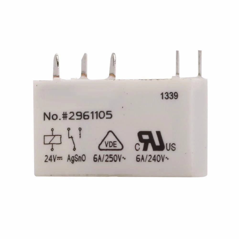 Relé de Reposição Eaton XRR2D24 para Equipamentos Elétricos 2 Contatos Reversíveis 24VCC