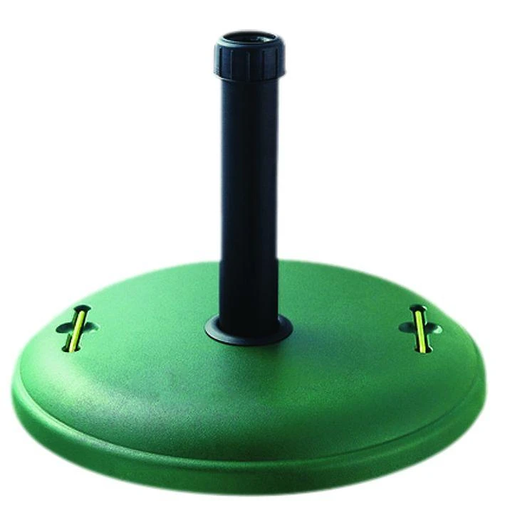 Base p/ ombrellone concreto c/ puxad 22kg verde bel lazer