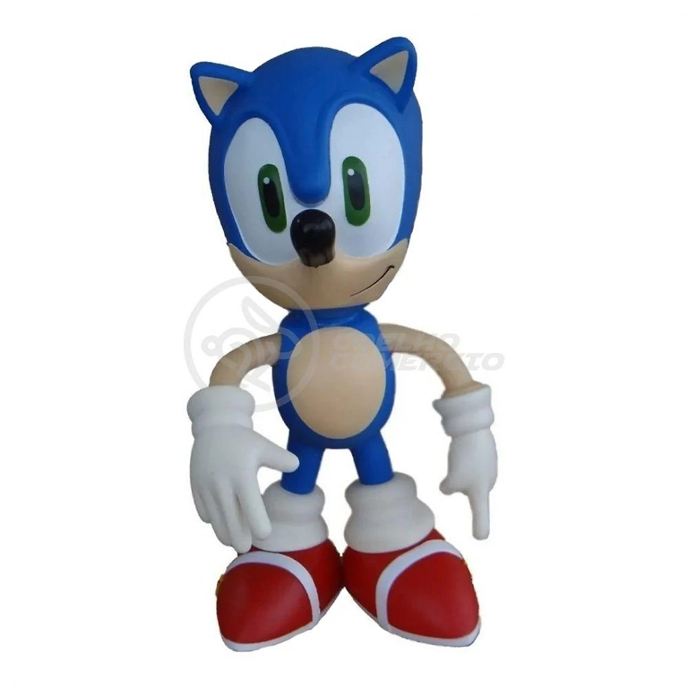 Boneco Action Figure Sonic Articulado 23cm