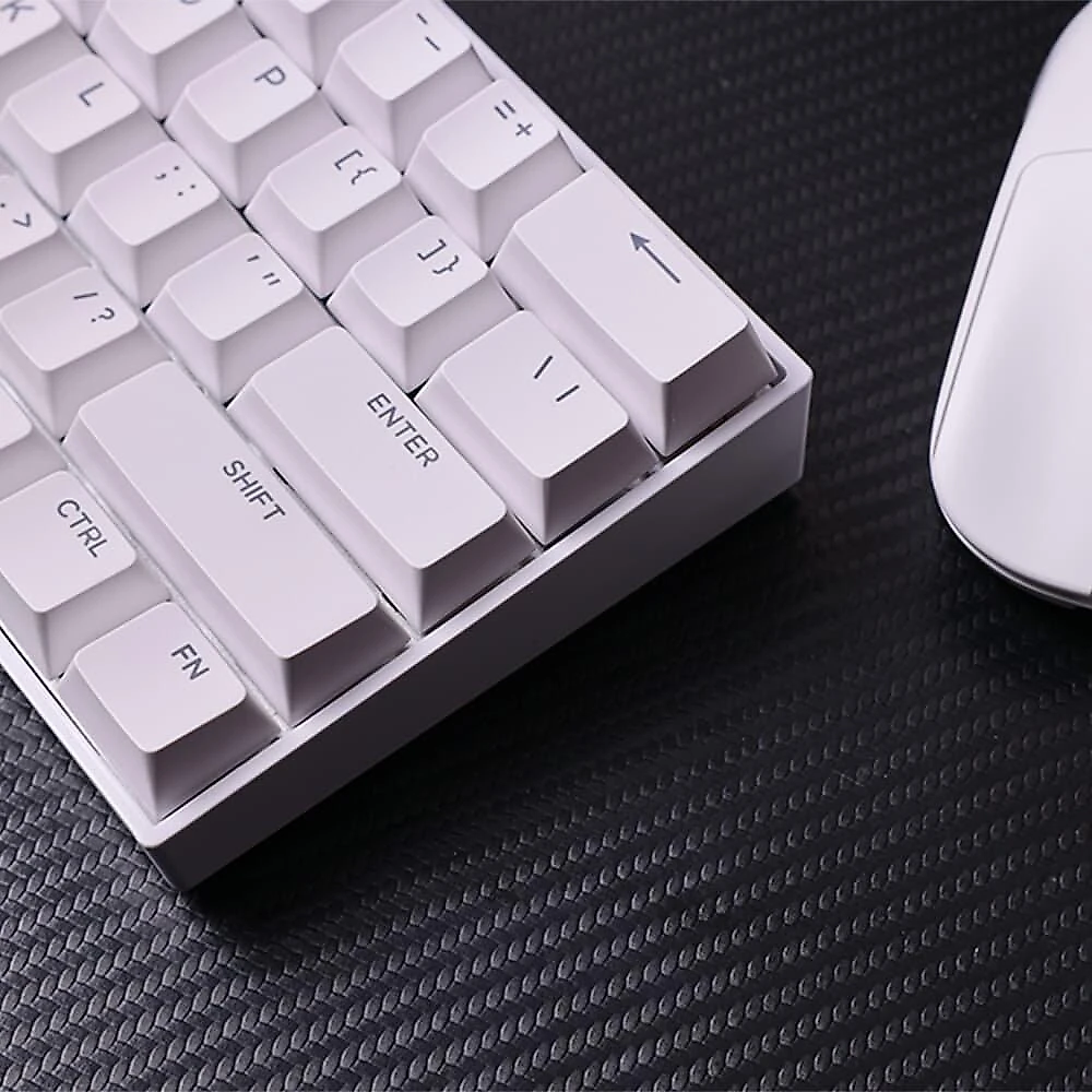 Teclado Magnético Gamer MCHOSE Ace 60 Hall Effect, RGB, Switch Magnético Uranus Standard, Branco - Ace60-7A