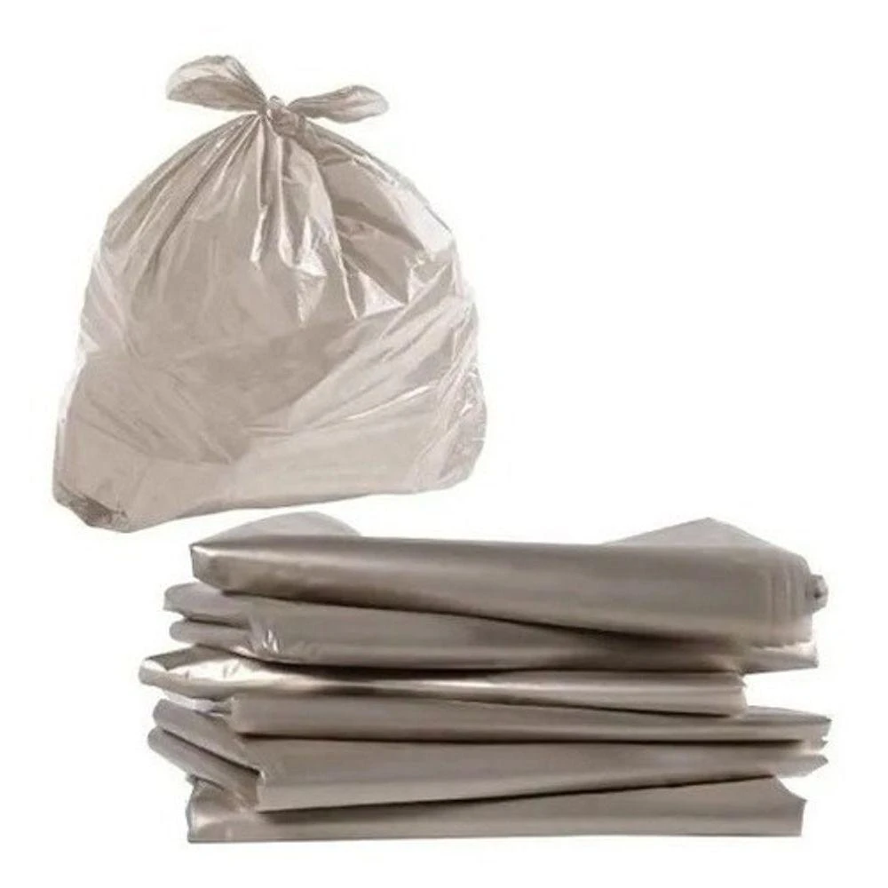 Saco para Lixo 300L Transparente 140CM X 135CM Espessura 0,10 Preto Higipack