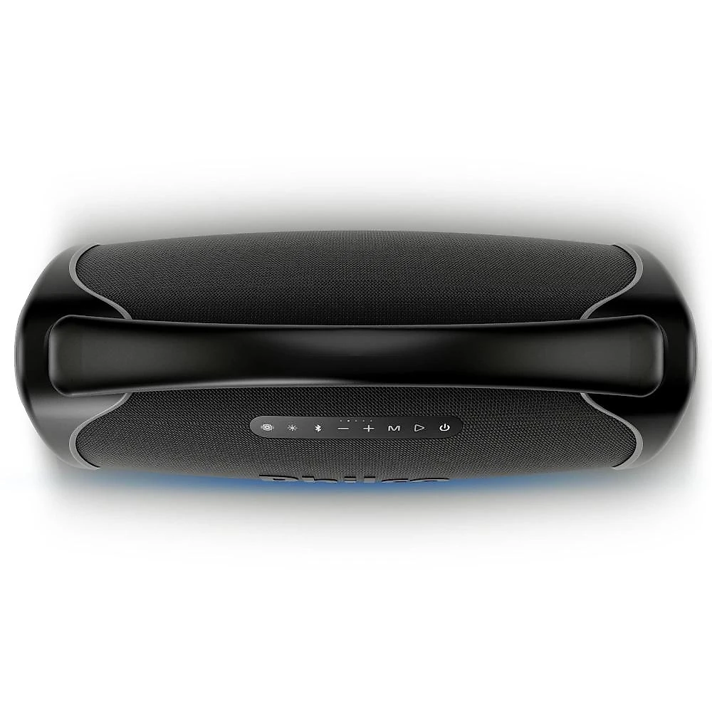 Caixa de som portátil philco boombox pbx01 300w bluetooth 30h bateria flash light preta