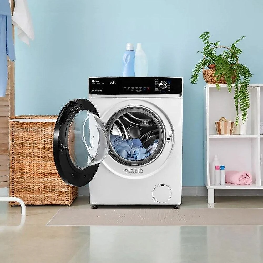 Lava e Seca Philco 11kg Inverter Plus com 16 Programas PLS11A, Branca - 220V 220 Volts