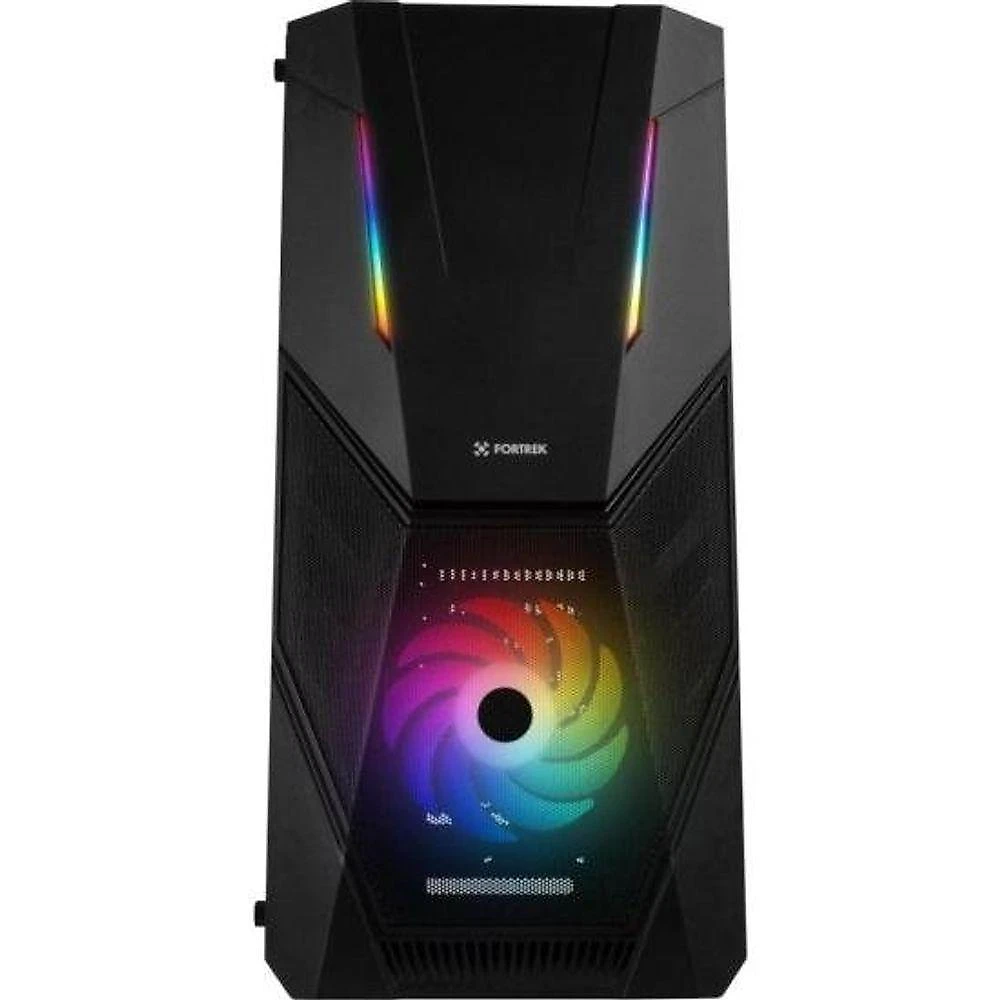 Gabinete Gamer Fortrek Mid Tower Black Hawk Rgb Preto [f002]