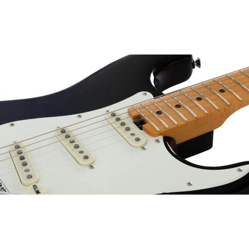 Guitarra Elétrica Aria Pro II STG-57 com Corpo em Alder e Braço Maple Peça Única Black Aria Guitars