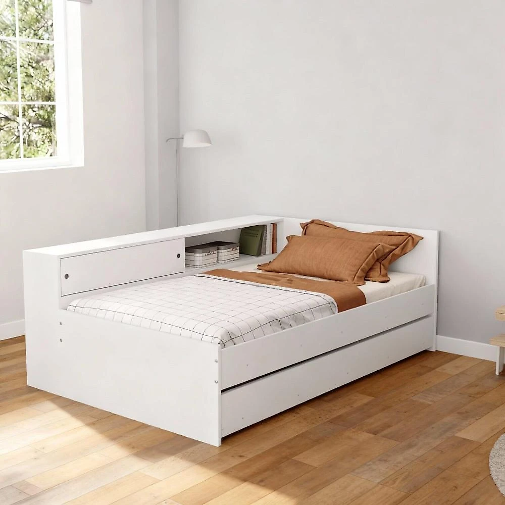 Bicama com Módulo Lateral 80cm X 193cm Branco