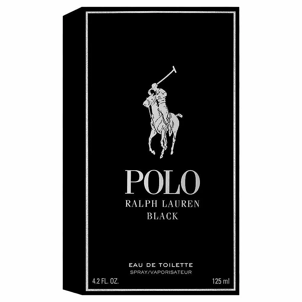 Perfume polo black ralph lauren masculino eau de toilette 125ml