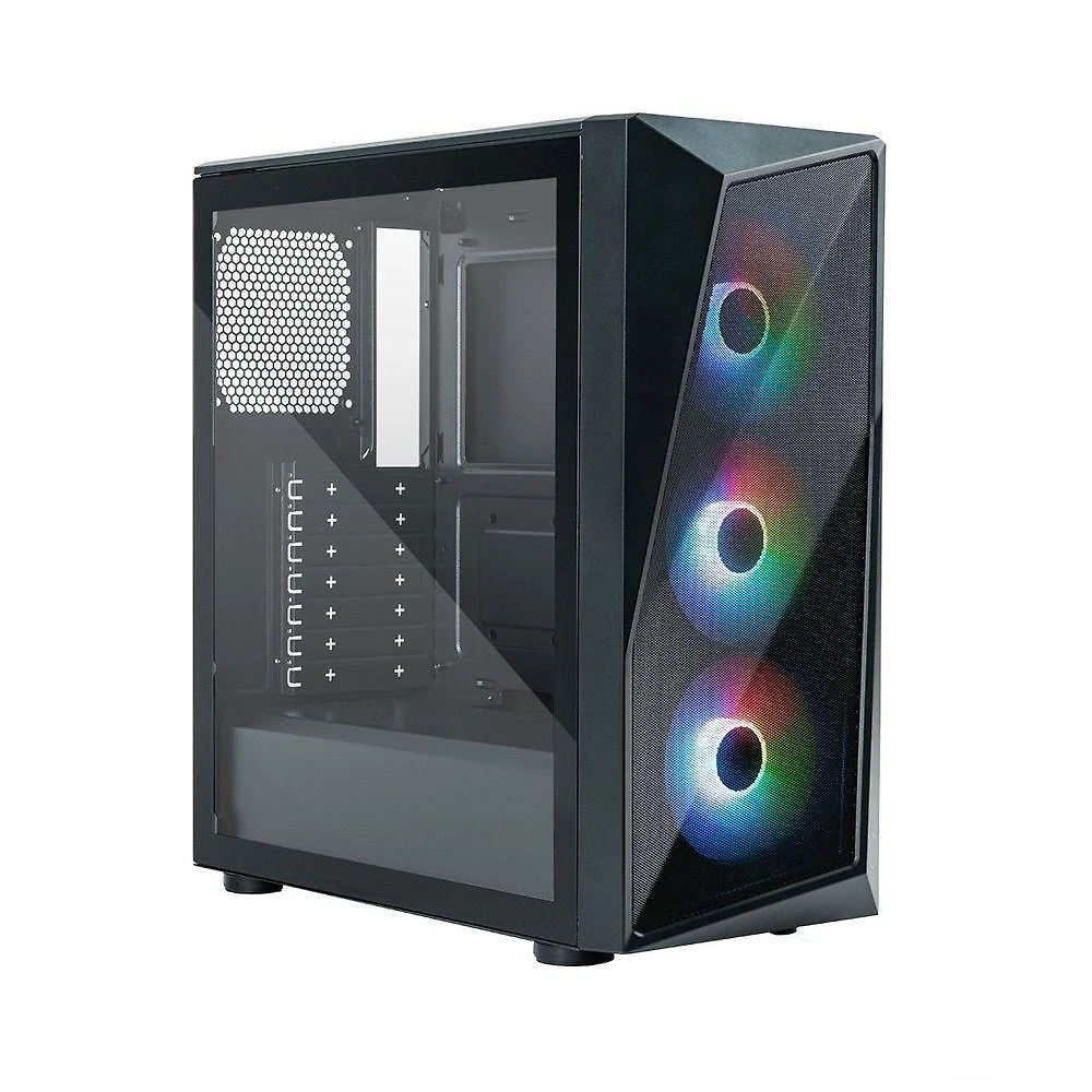 Gabinete para Computador CMP 520 Mid Tower ATX Vidro Temperado com ARGB Preto Cooler Master