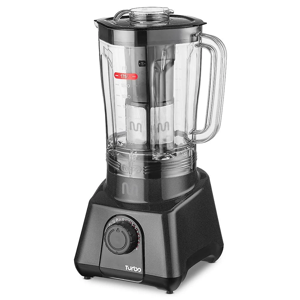Liquidificador multi home 2,6l turbo 1200w-127v c/8 velocidades - lq1211 cinza - 127v