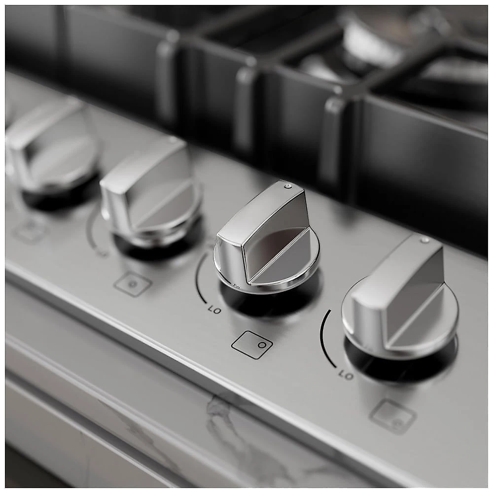 Cooktop a gás 76cm Empava inox 5 queimadores SABAF selados 49000BTU dual fuel GN/GLP 110V