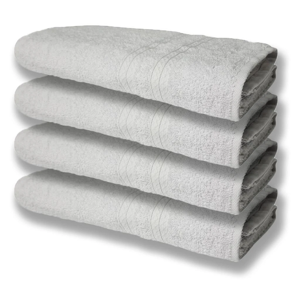 4 Toalhas Super Felpudas Grande E Grossa Algodão 80x150 Itália Soft Beka - Branco