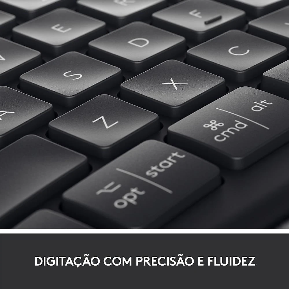 Teclado sem fio Logitech ERGO K860 - Windows e Mac.