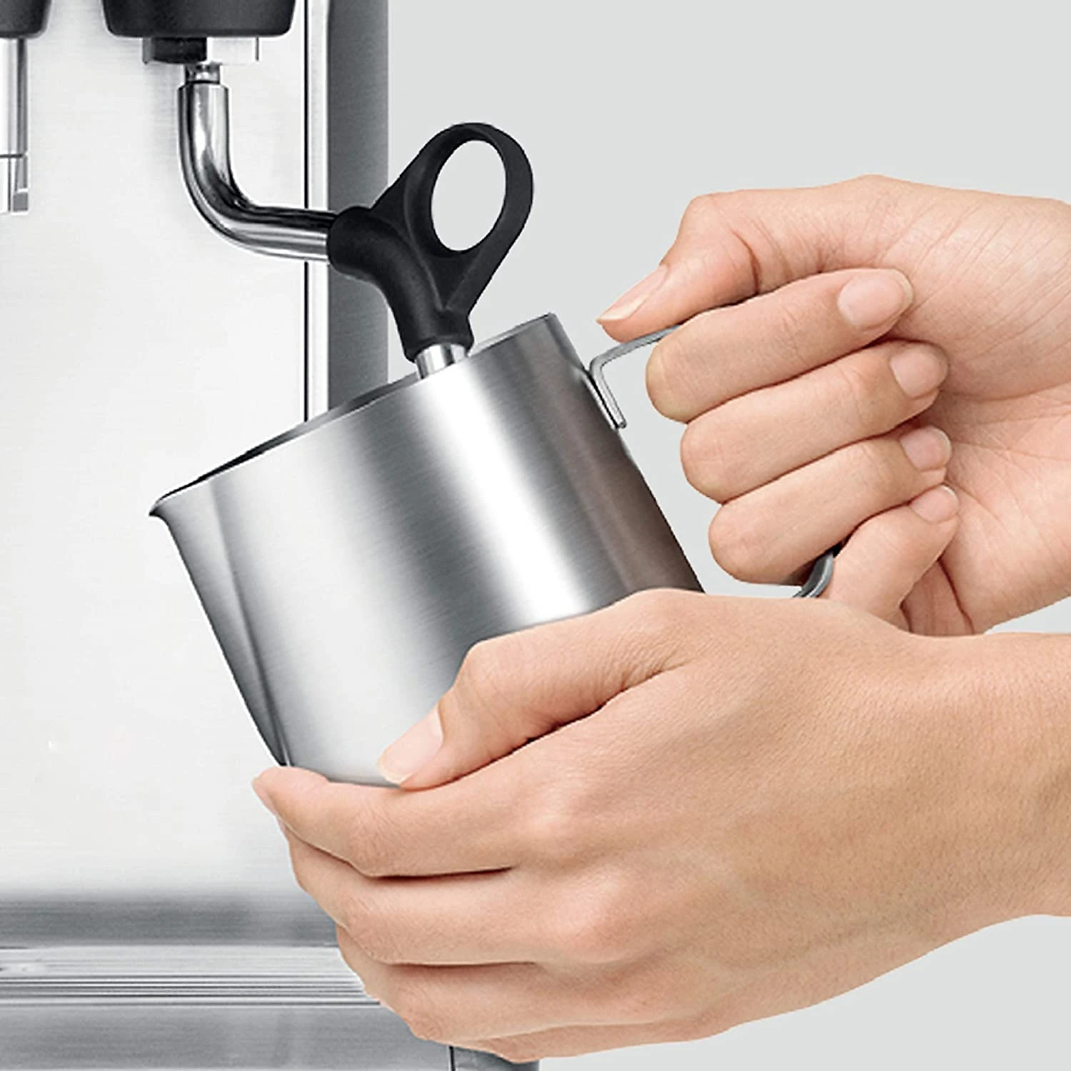 Máquina de café expresso Breville aço inoxidável