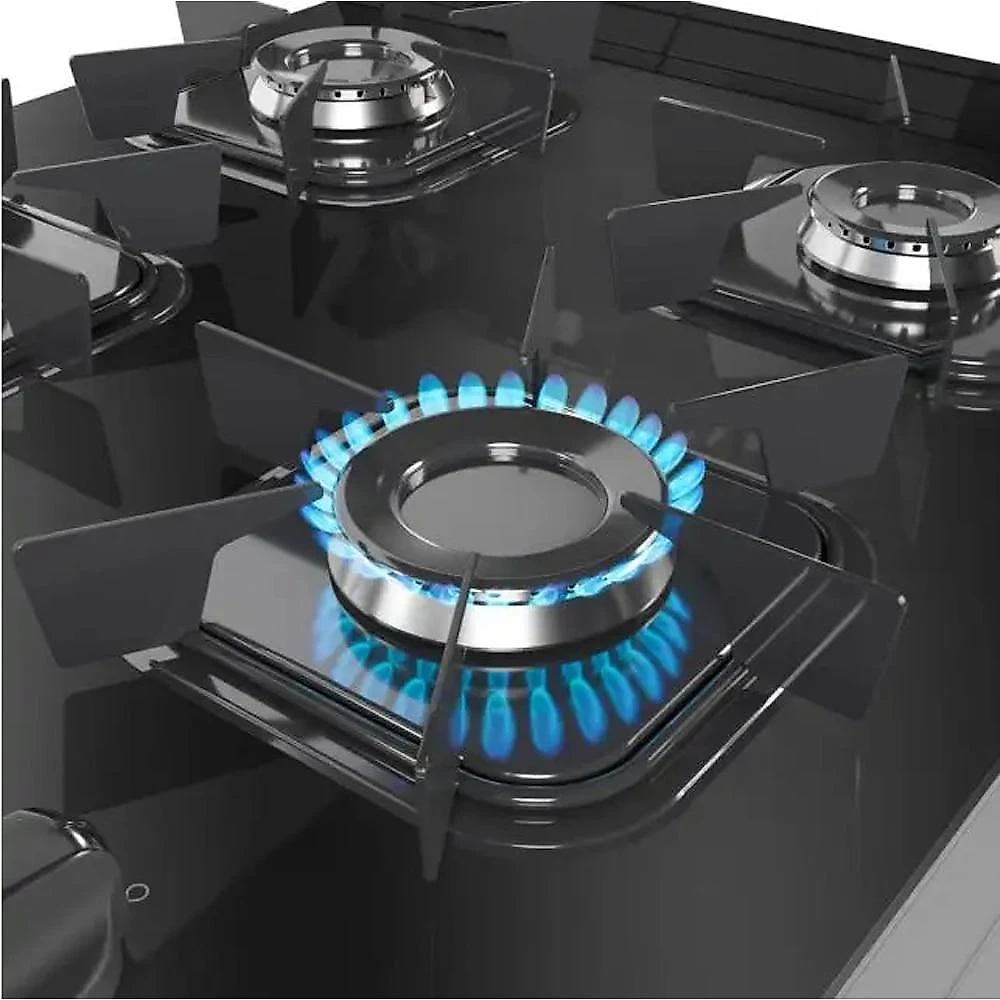 Fogão 4 Bocas Mueller MFV4BB Acendimento Automático, Titânio   Fogão 4 Bocas Mueller MFV4BB com Acendimento Automático e Mesa de Vidro, Titânio