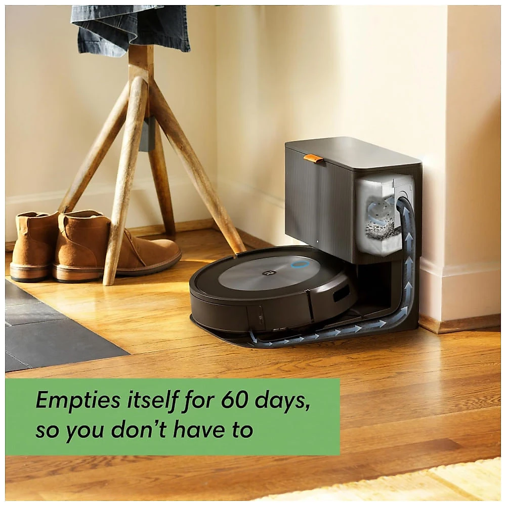 Robô Aspirador iRobot Roomba j7+ Preto com Autoesvaziamento e Navegação PrecisionVision 240V