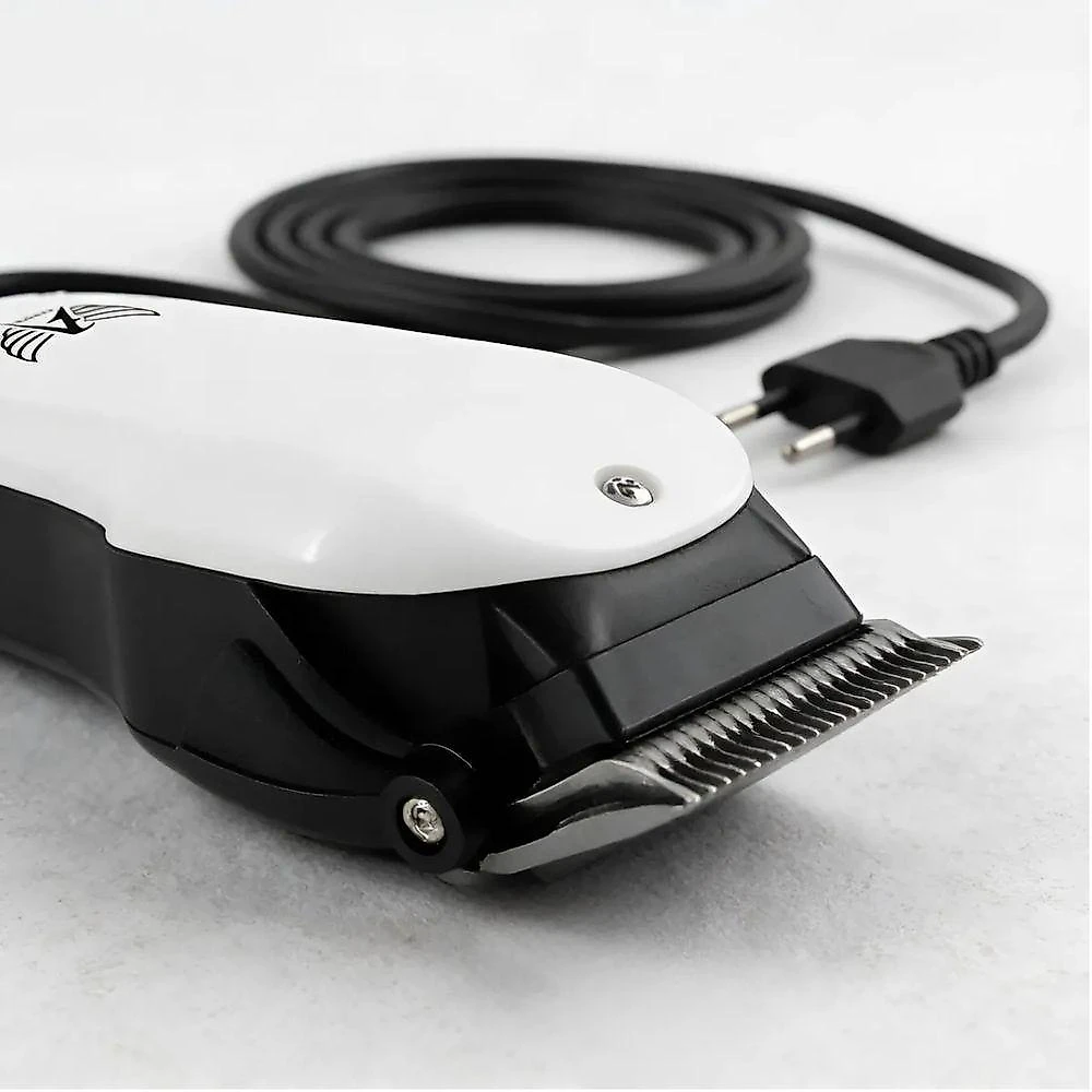 Máquina de Cortar Cabelo Altomex AL-2133 Profissional com Fio Lâmina Aço Inoxidável Branco 110V