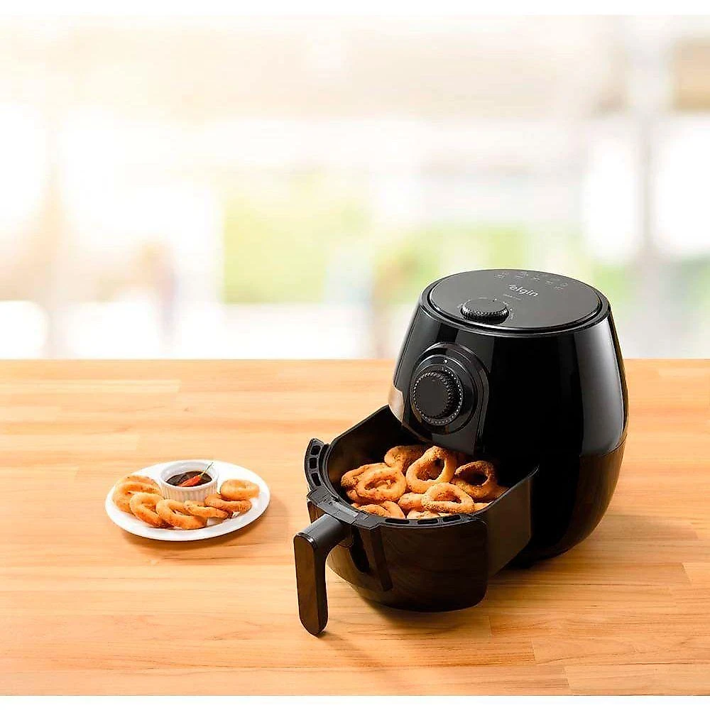 Fritadeira Elétrica Elgin Quick Fryer 4 Litros Preta 1350W 127V
