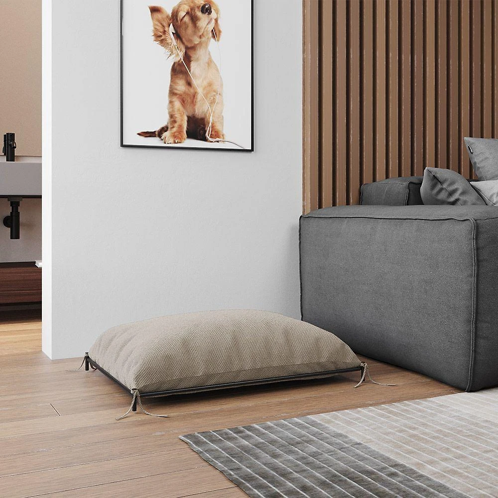 Cama Caminha Pet Tati Para Raças Pequenas Conforto Para Cachorro E Gato Uso Diário - Bege