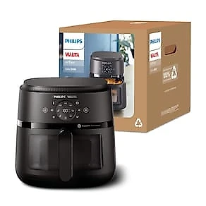 Fritadeira Elétrica Airfryer Philips Walita Série 2000 XL Digital NA230/00 1700W Preta 110V