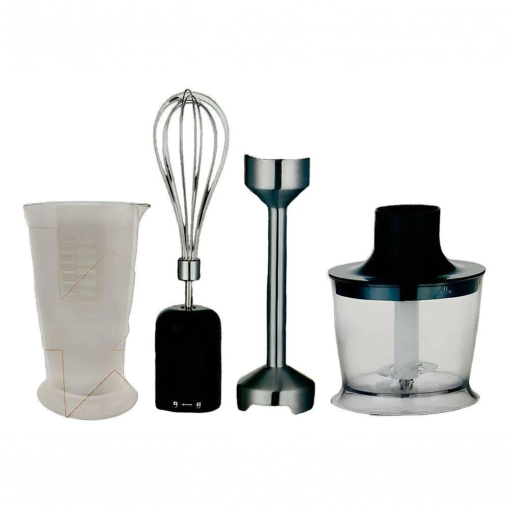 Mixer 3 em 1 com Misturadora Turbo Inox 1000W 5 Velocidades Preto 110V