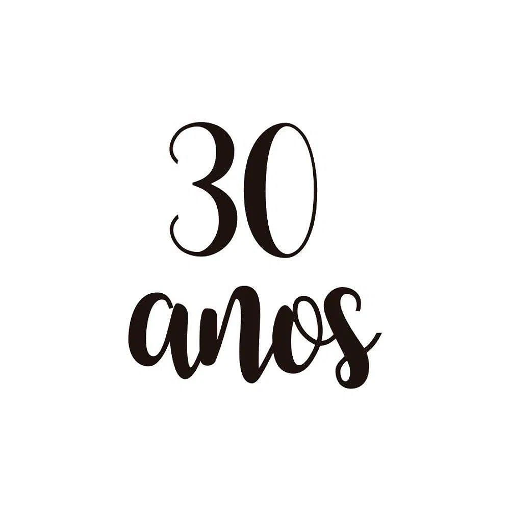 Adesivo Para Balão 30 Anos
