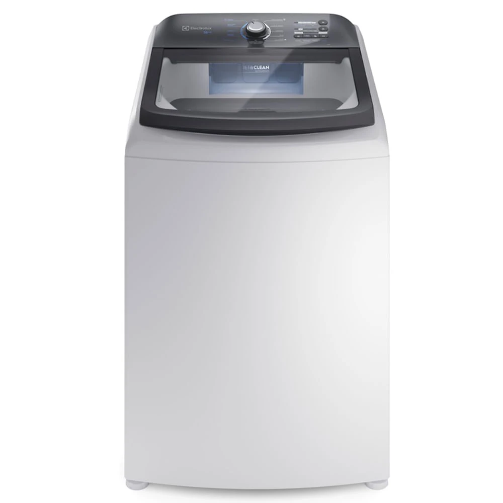 Lavadora de Roupas Electrolux 18kg Efficient Branca com Cesto Inox e Jet&Clean - LEE18