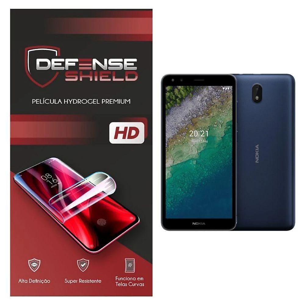 Pelicula Hydrogel Proteção Frontal + Verso Para Nokia C01 Plus