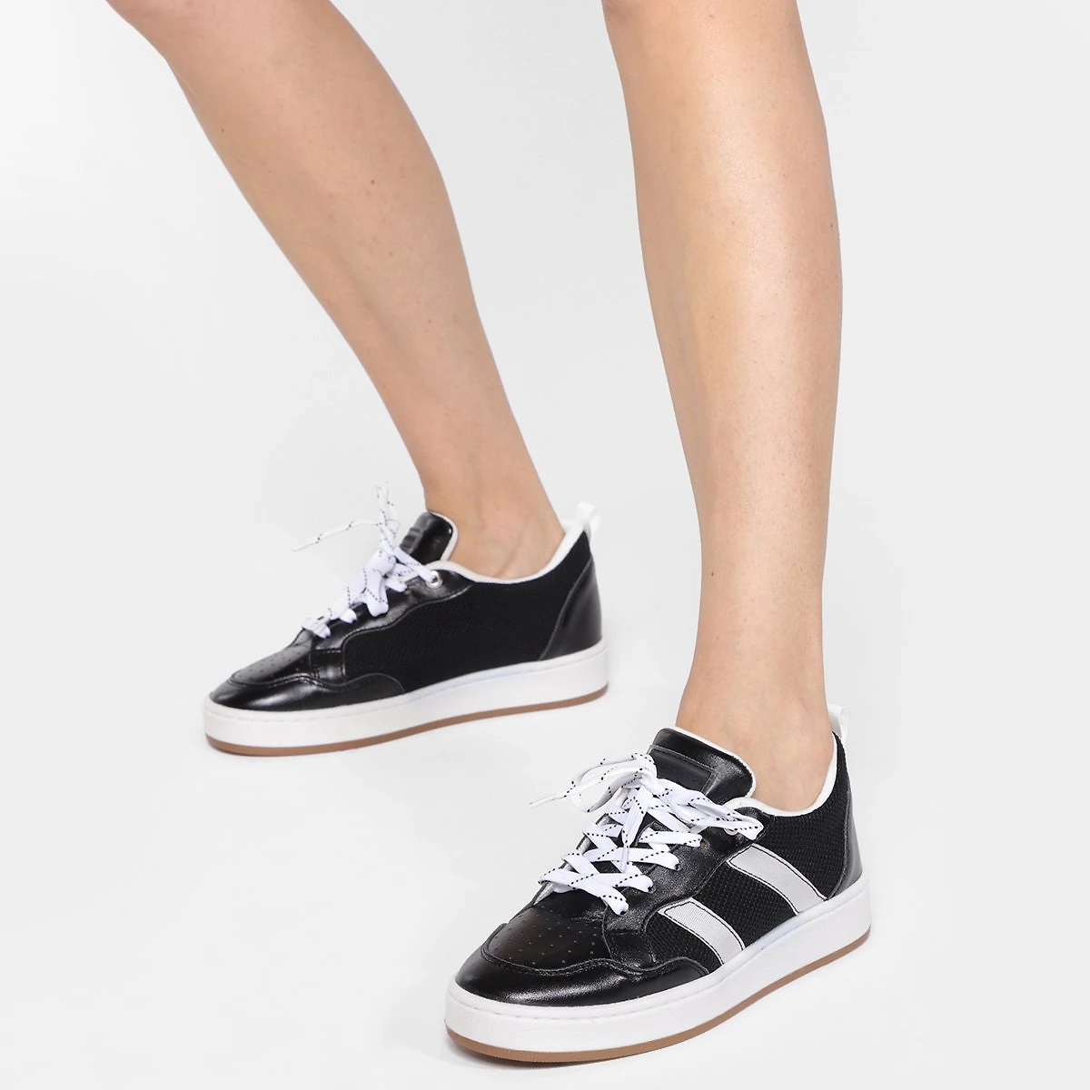 Miniatura Tênis Loucos & Santos Casual Feminino Preto - 34