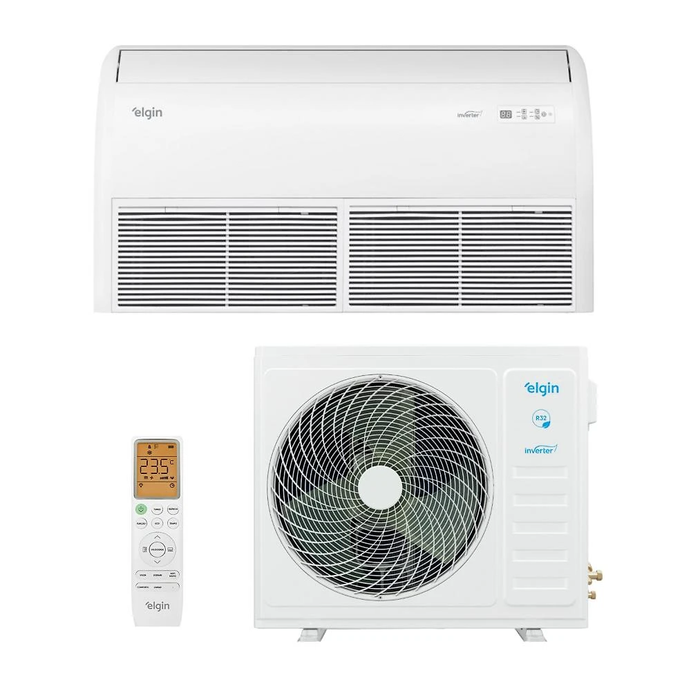 Ar-Condicionado Split Inverter Teto 48000 BTUs Elgin Só Frio PXFI48C2WA/PXFE48C2CA 220V